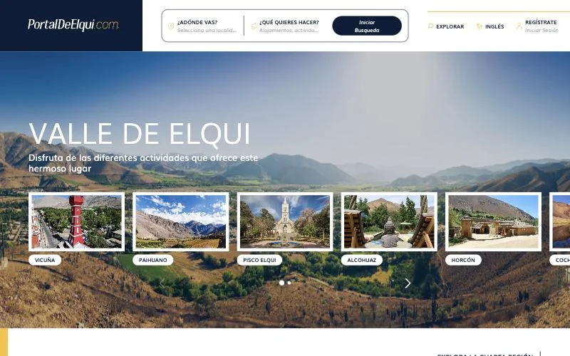 Portada del sitio de PortalDeElqui.com